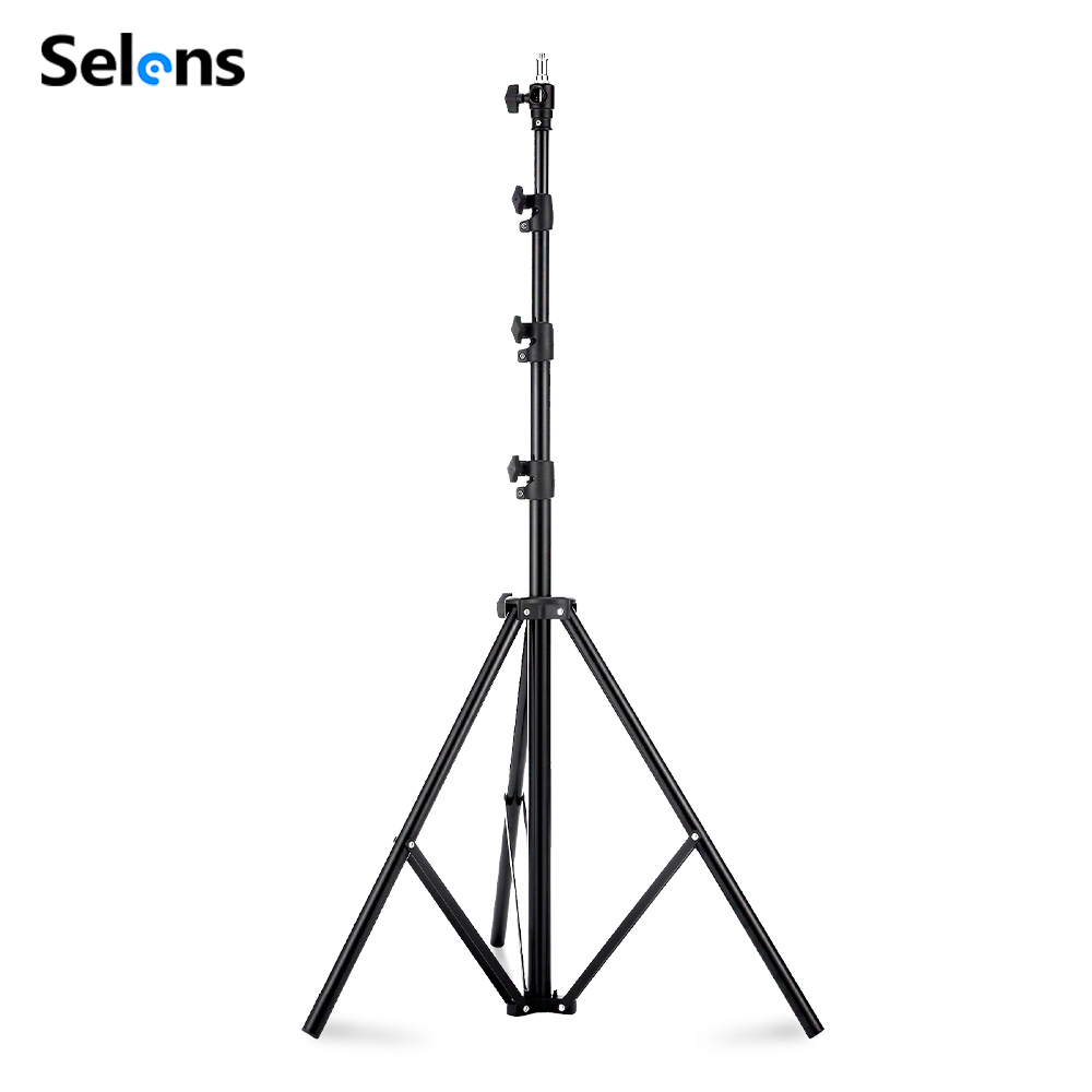 Photography Lighting Meter - Selens 2,2~3,95m Luftkissen-Lichtstativ aus Aluminiumlegierung für