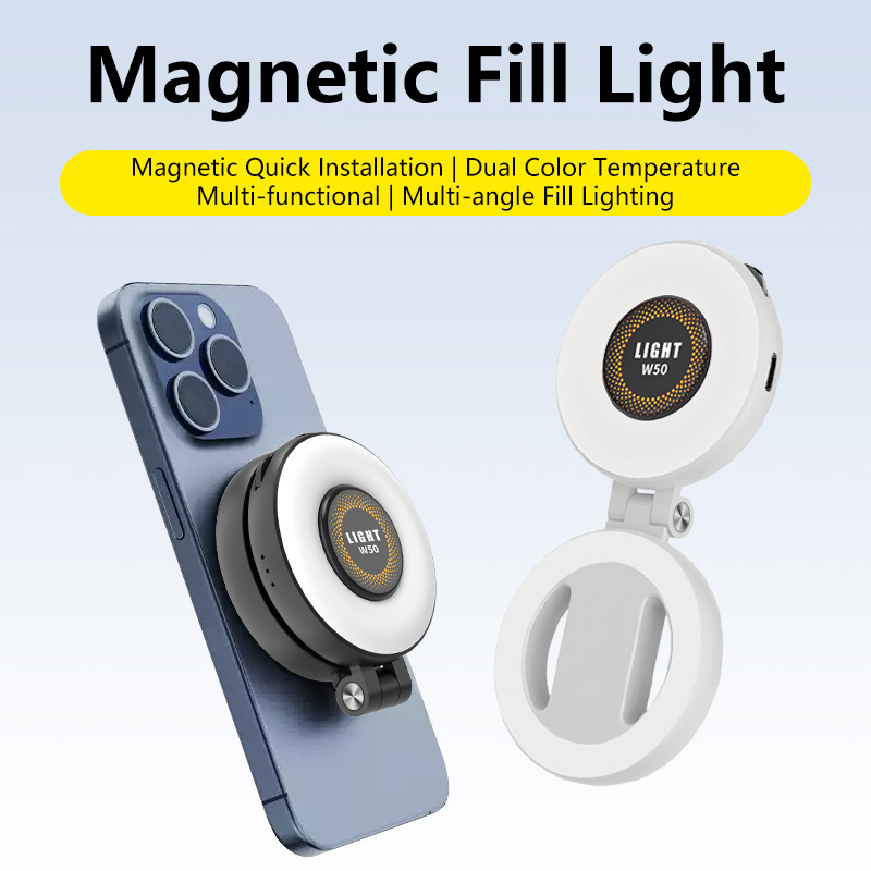 Photography Lighting Brands - Magnetisches LED-Videolicht, tragbares Aufhelllicht mit einstellbarer