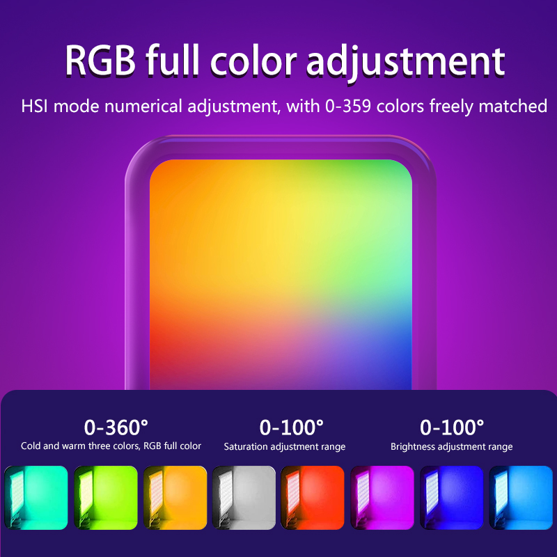 Tragbares W70RGB LED-Videolich – Photography Lighting Handheld Bewertung und Preis